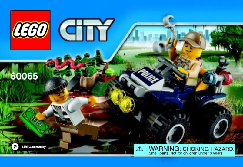 Page 1 de la notice Manuel utilisateur Lego City 60065