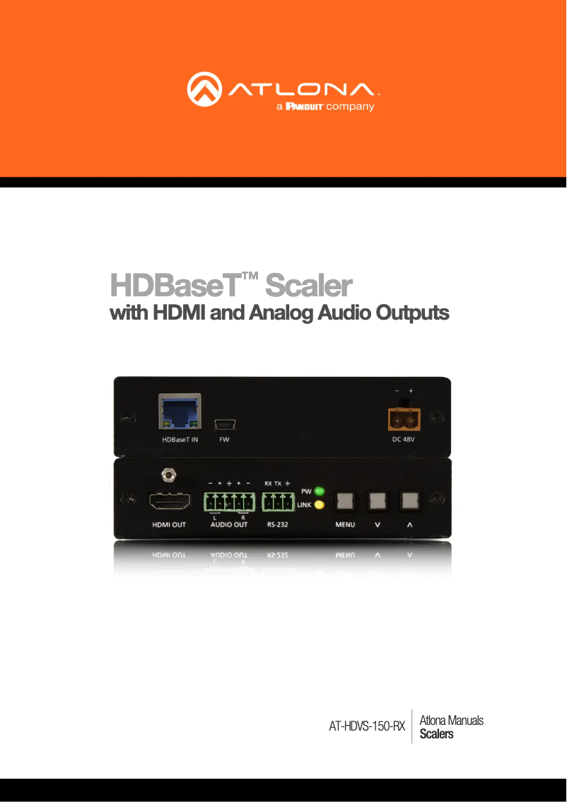 Image de la première page du manuel de l'appareil AT-HDVS-150-TX-PSK