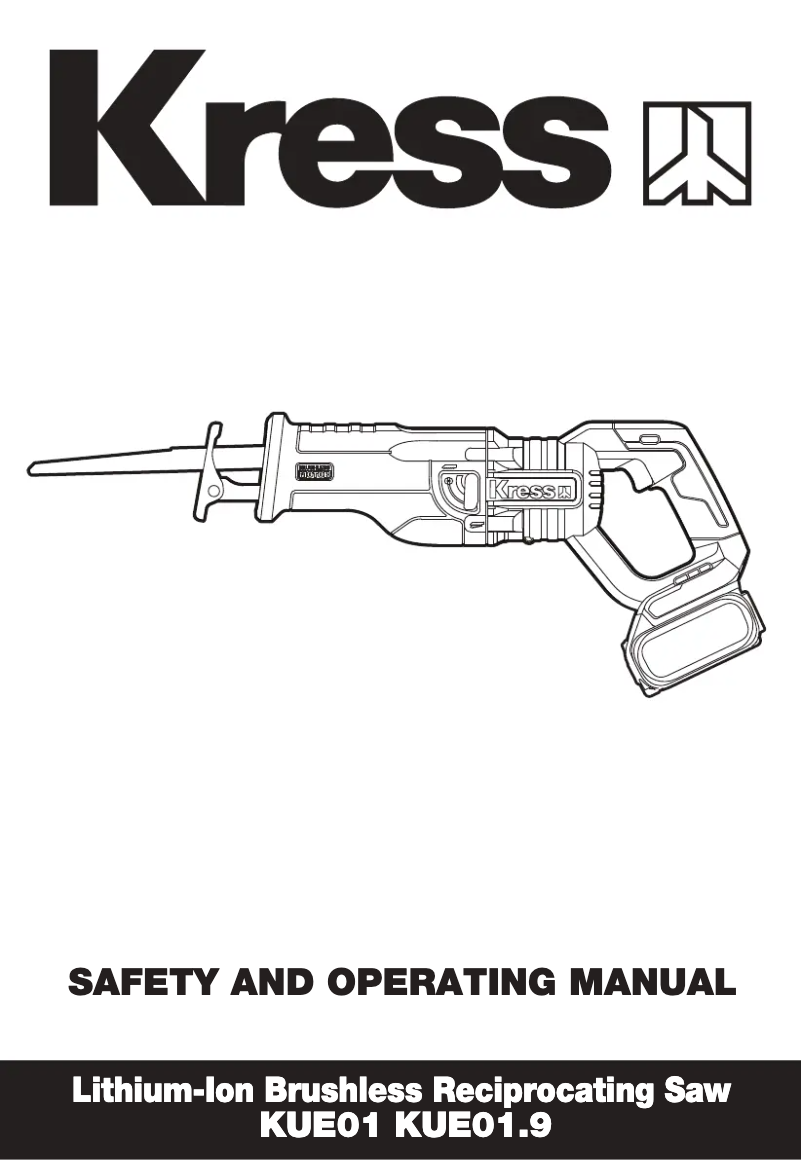 Page 1 de la notice Manuel utilisateur Kress KUE01