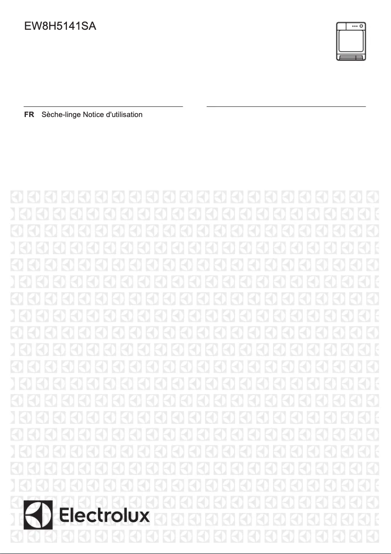 Page 1 de la notice Manuel utilisateur Electrolux EW8H5141SA