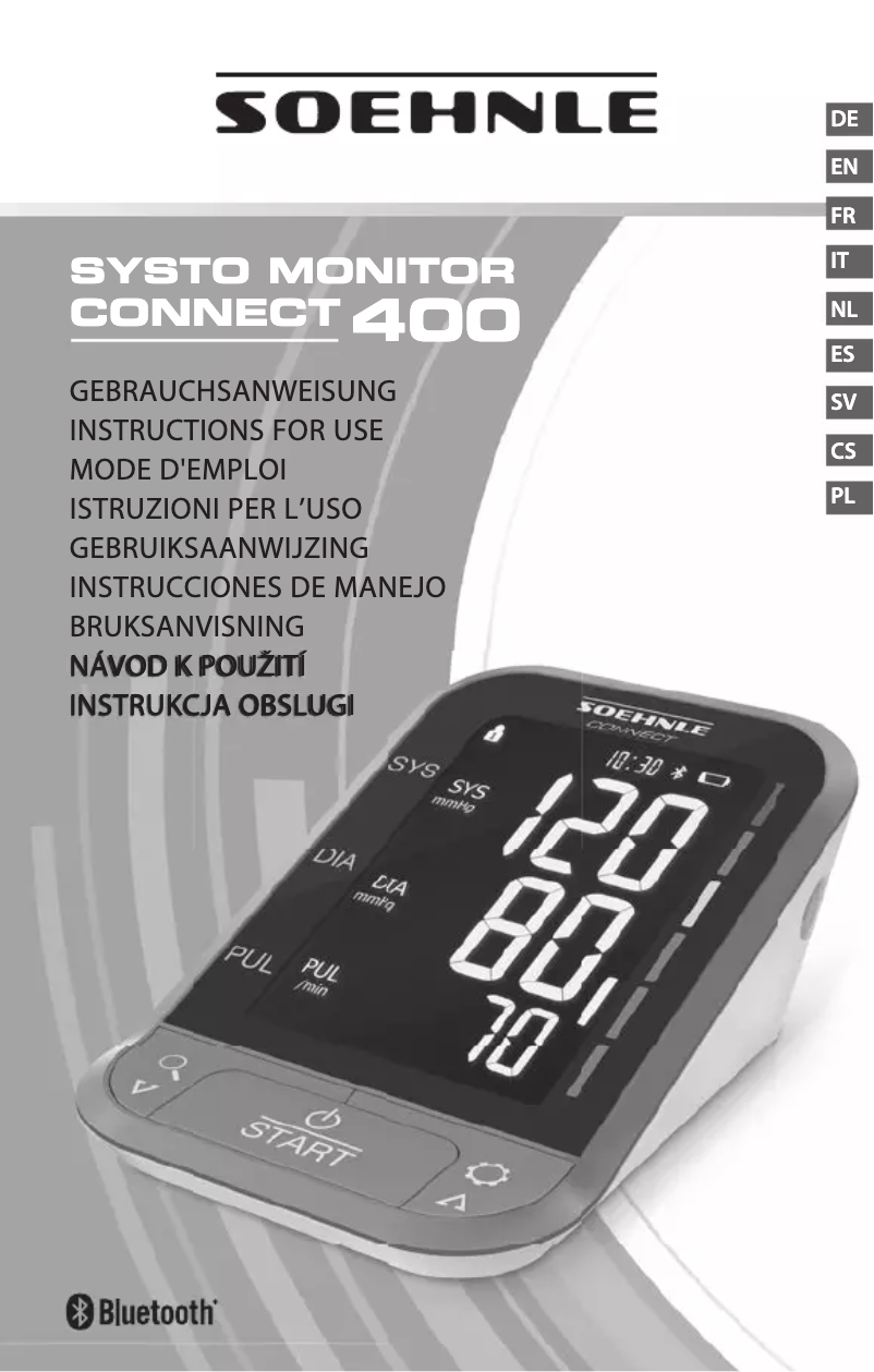 Page n°1 - Manuel utilisateur Soehnle Systo Monitor Connect 400