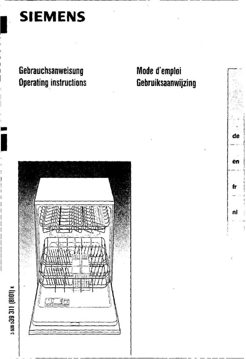 Page 1 de la notice Manuel utilisateur Siemens SE24930