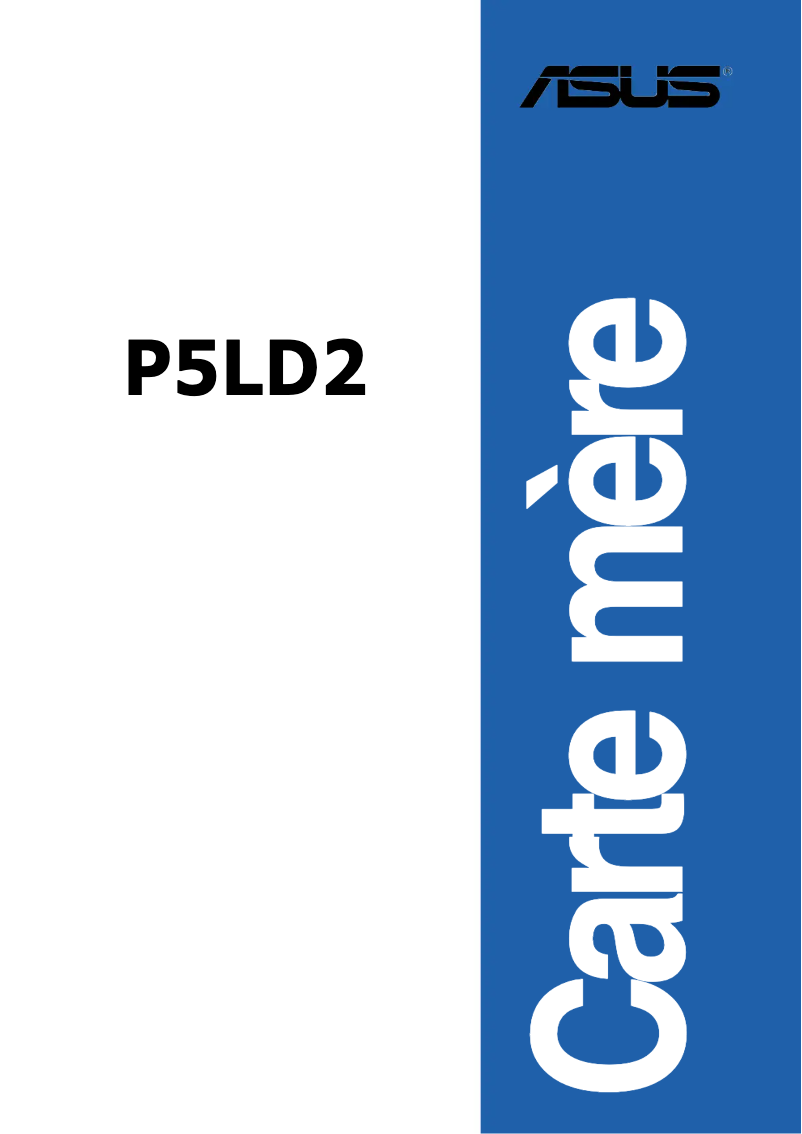 Image de la première page du manuel de l'appareil P5LD2