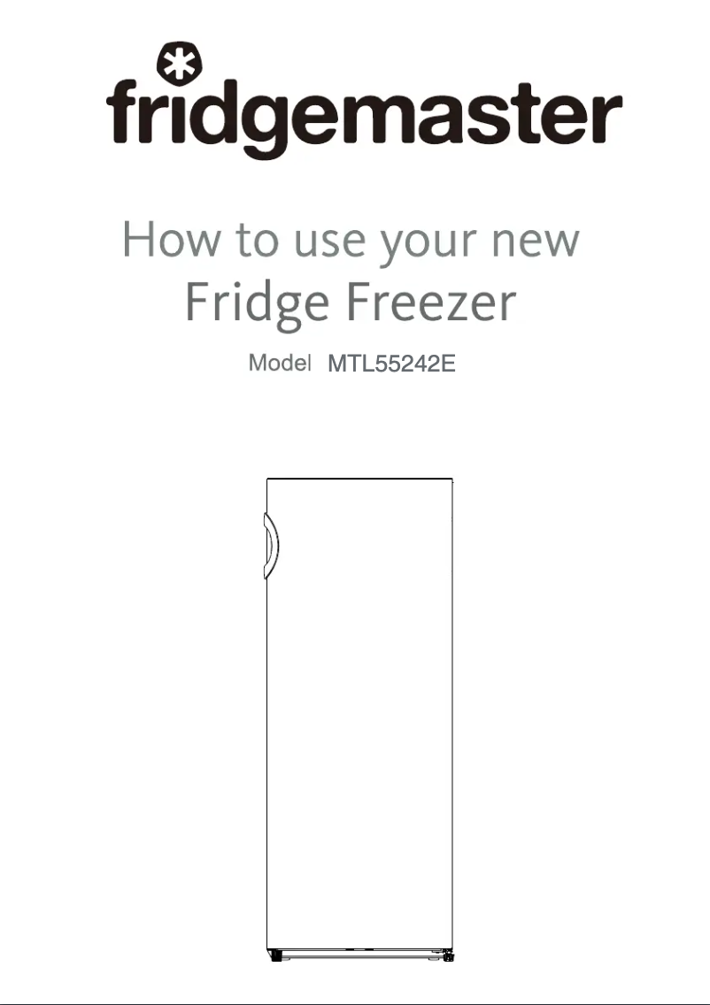 Página 1 del manual Manual de usuario Fridgemaster MTL55242E