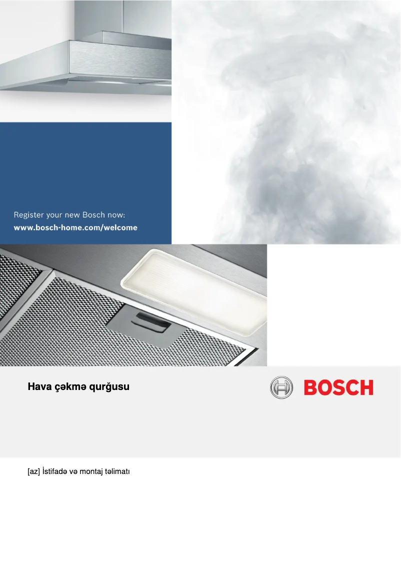 Page 1 de la notice Guide d'installation Bosch DWB64BC52