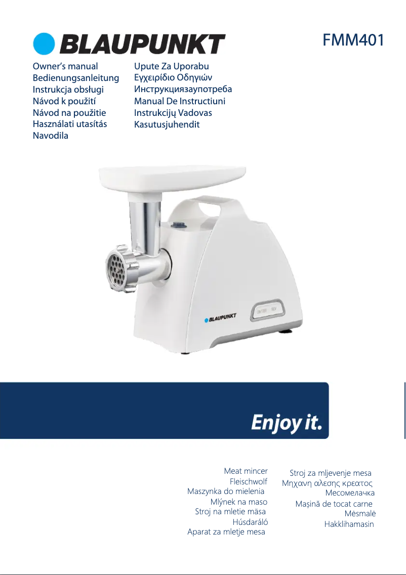 Page n°1 - Manuel utilisateur Blaupunkt FMM401