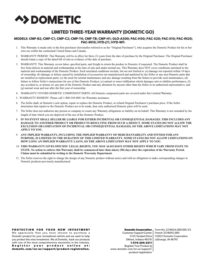 Image de la première page du manuel de l'appareil CMP-H1