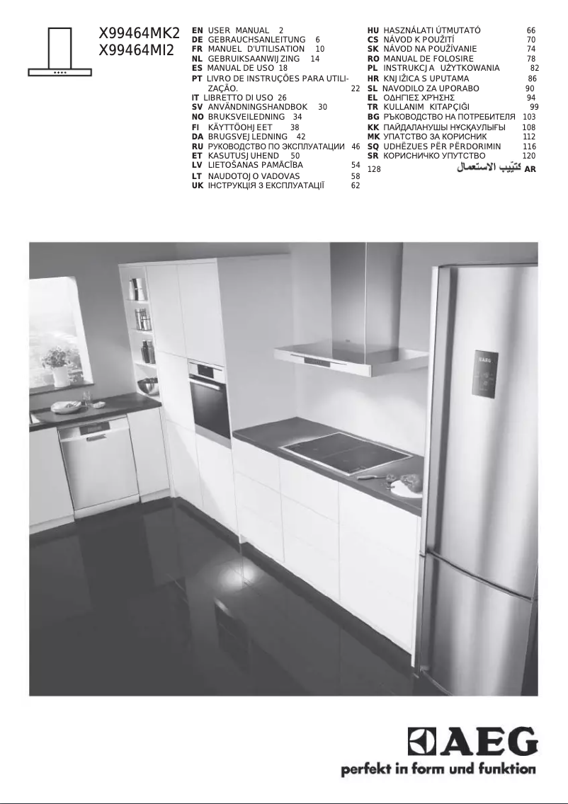 Page n°1 - Manuel utilisateur AEG X99464MI2