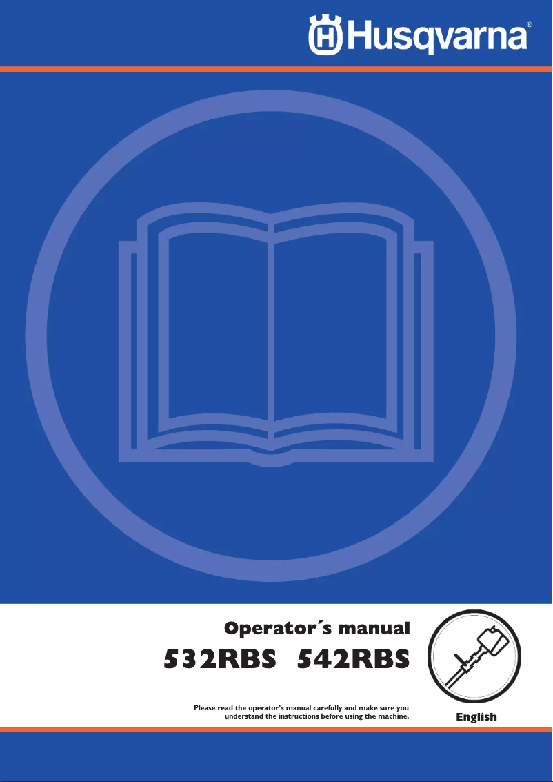 Page n°1 - Manuel utilisateur Husqvarna 542RBS
