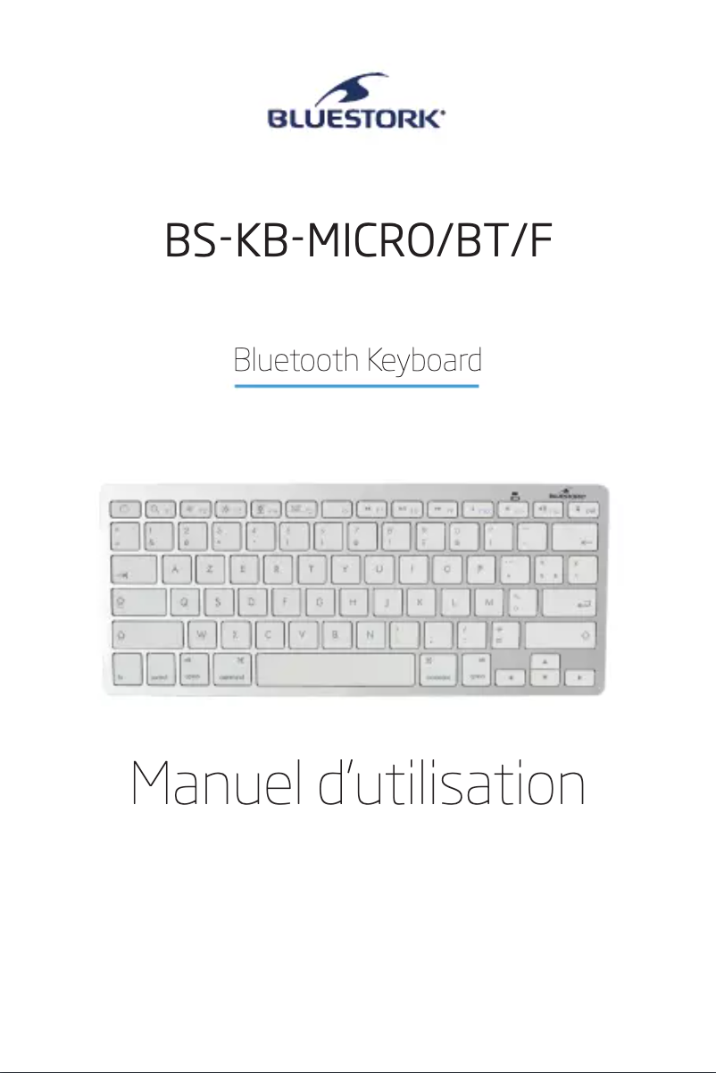 Image de la première page du manuel de l'appareil BLU-KB-MICRO/BT