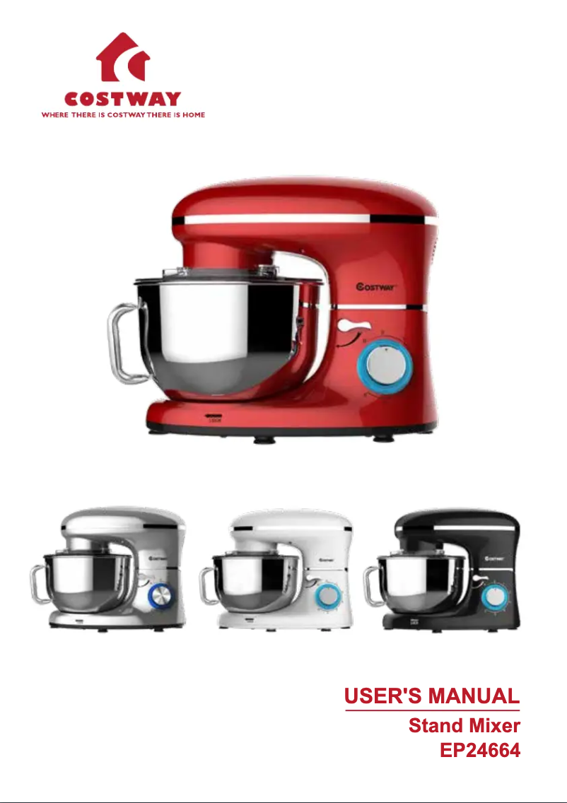 Page 1 de la notice Manuel utilisateur Costway EP24664