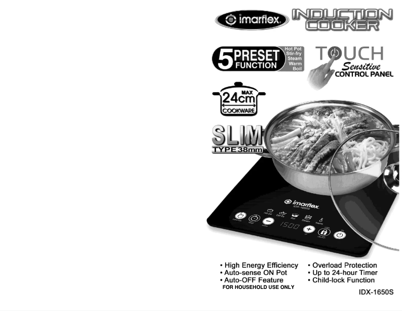 Page n°1 - Manuel utilisateur Imarflex IDX-1650S