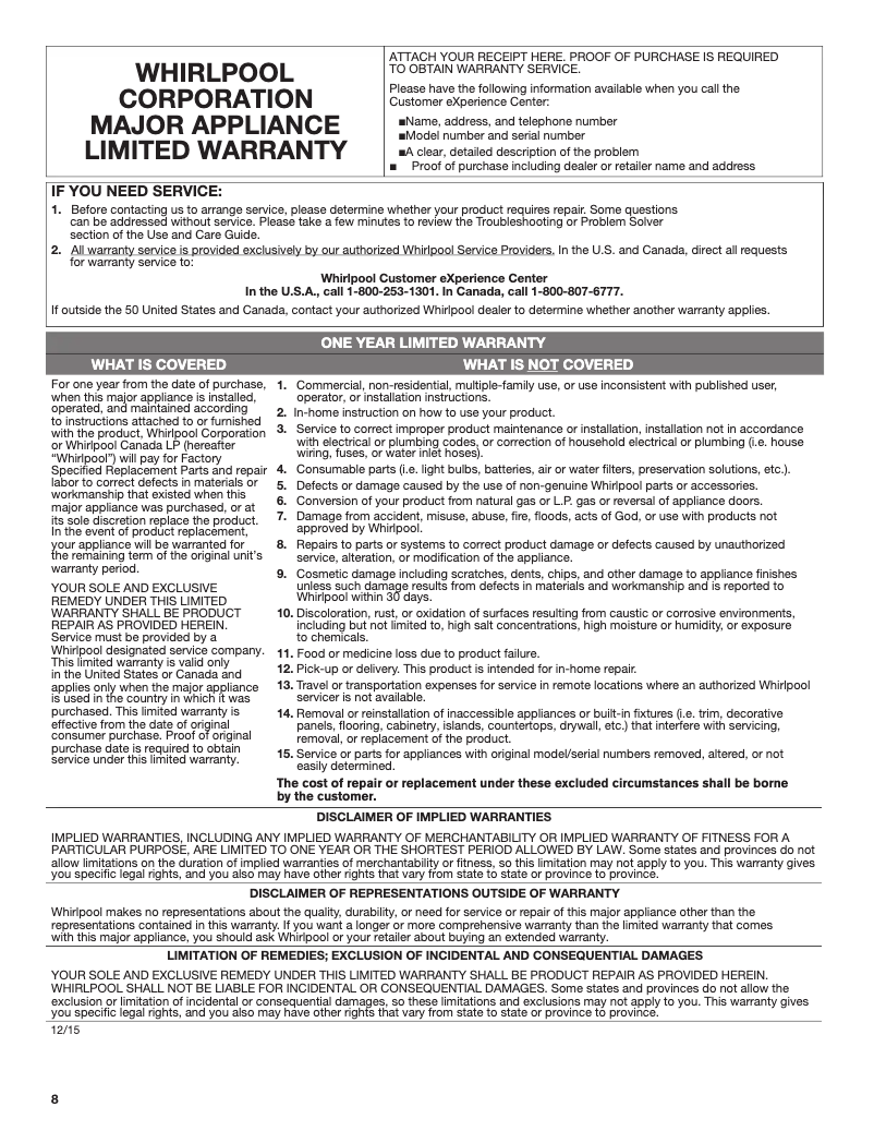 Image de la première page du manuel de l'appareil UDT518SAFP
