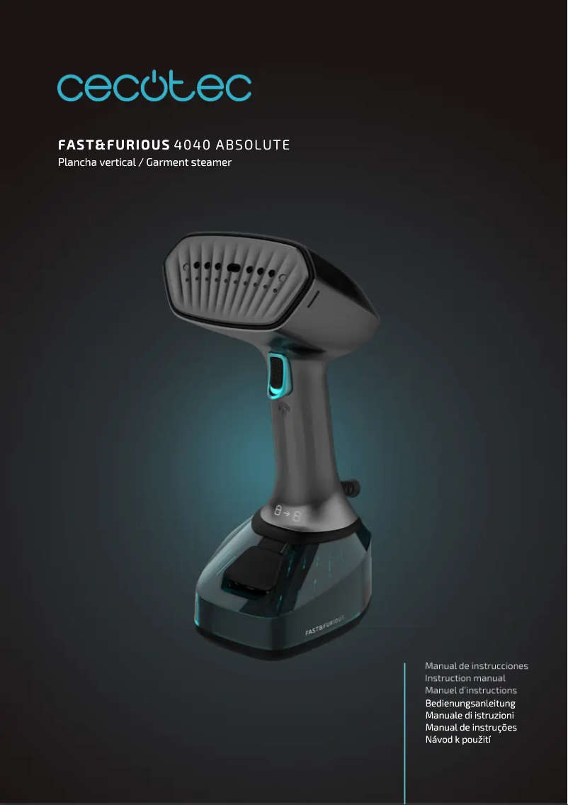 Page 1 de la notice Manuel utilisateur Cecotec Fast&Furious 4040 Absolute