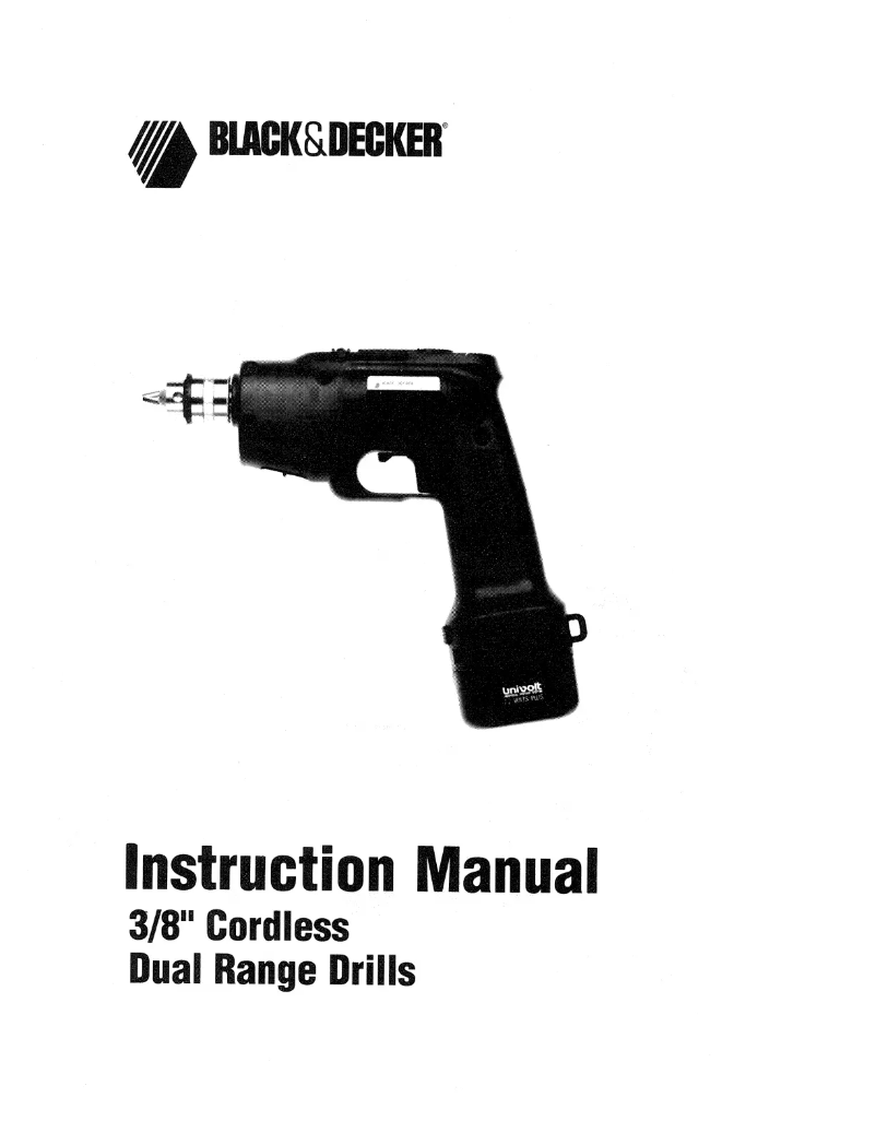 Page 1 de la notice Manuel utilisateur Black & Decker 6067