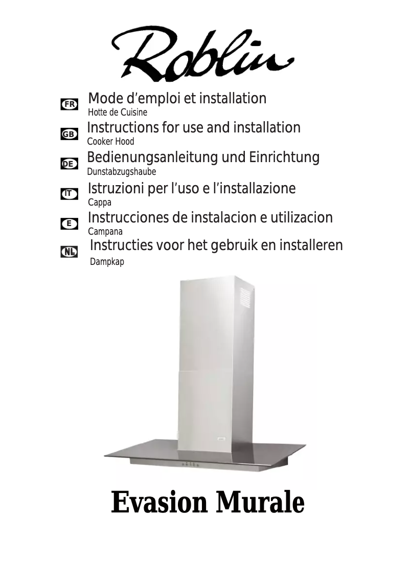 Página 1 del manual Manual de usuario Roblin Evasion/2 900