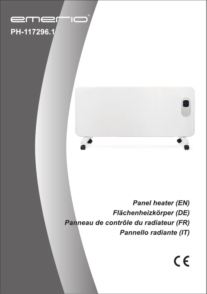 Image de la première page du manuel de l'appareil PH-117296.1