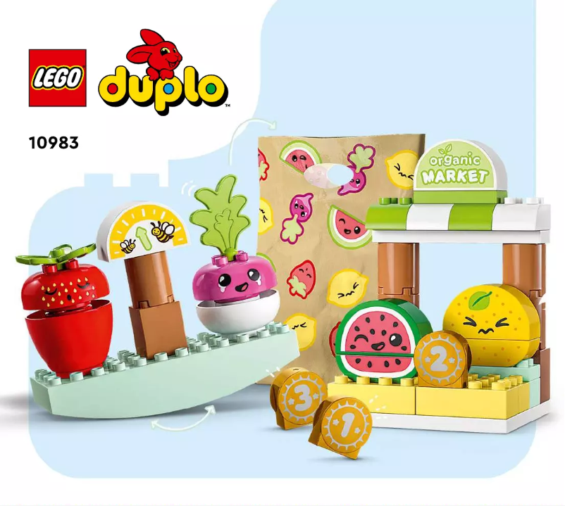 Page 1 de la notice Manuel utilisateur Lego Duplo 10983