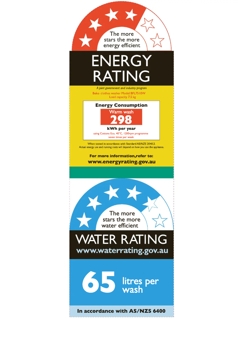 Image de la première page du manuel de l'appareil BFL7510W