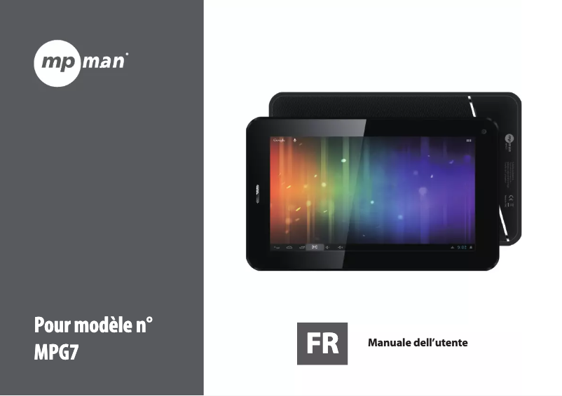 Image de la première page du manuel de l'appareil MPG7