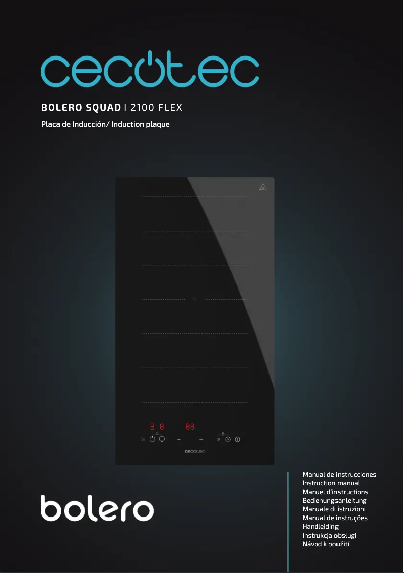 Page 1 de la notice Manuel utilisateur Cecotec Bolero Squad I 2100 Flex