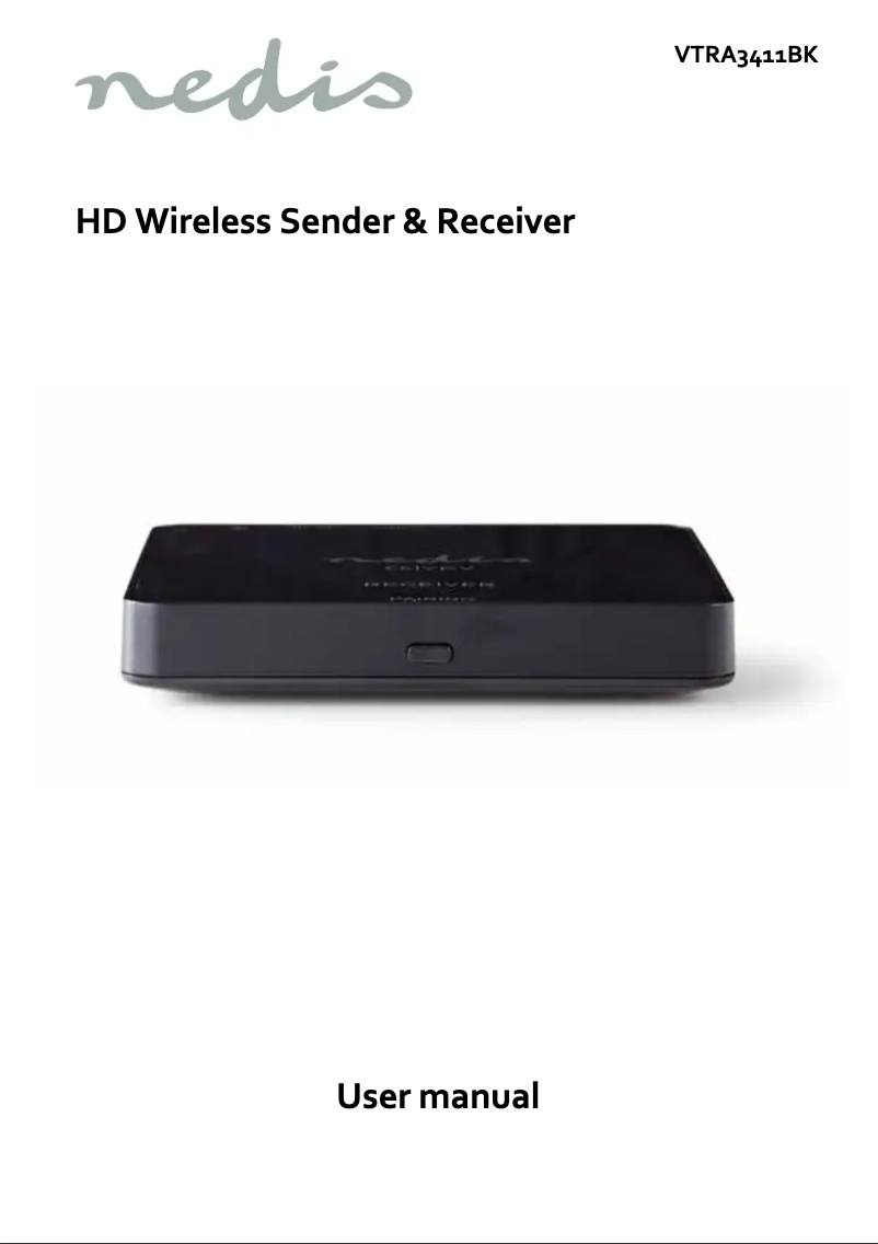 Page 1 of the manual User Manual Nedis VTRA3411BK