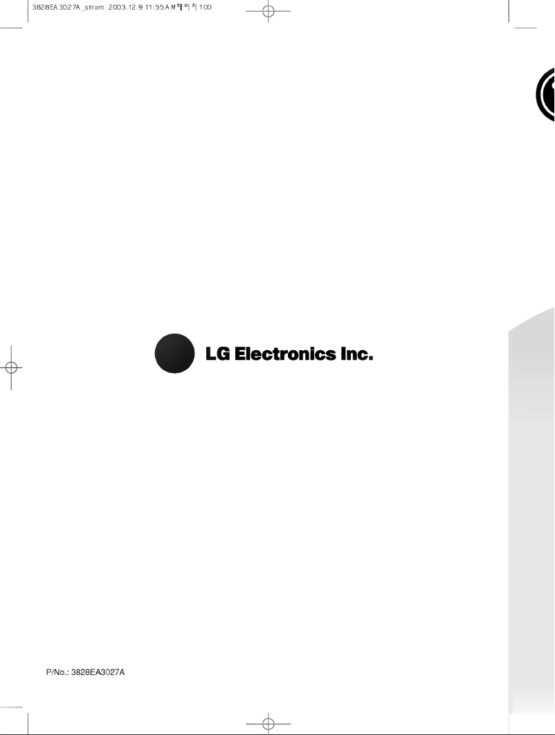 Page 1 de la notice Manuel utilisateur LG WTH90C61EE