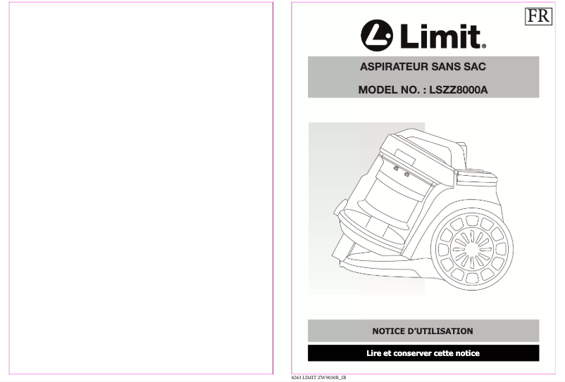 Page n°1 - Manuel utilisateur Limit LSZZ8000A
