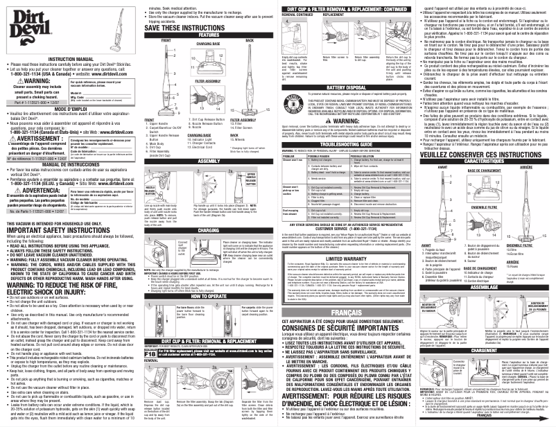 Image de la première page du manuel de l'appareil BD20035