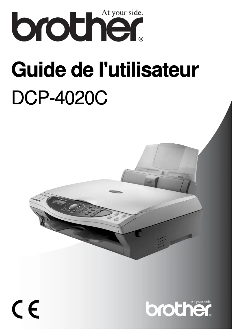 Image de la première page du manuel de l'appareil DCP-4020C