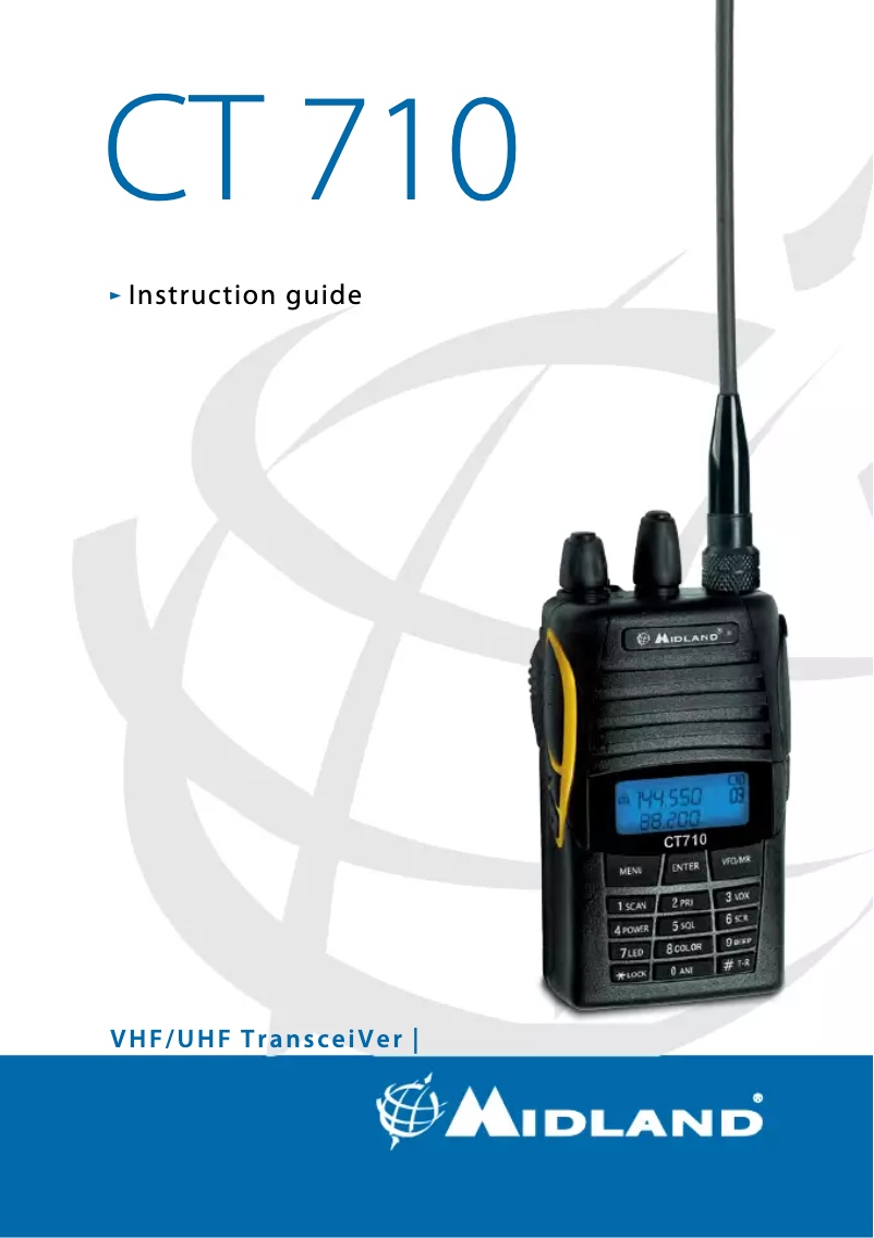 Image de la première page du manuel de l'appareil CT 710