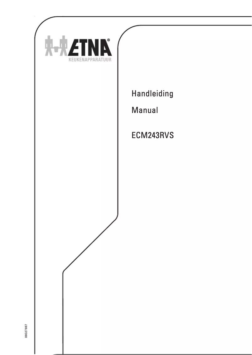 Image de la première page du manuel de l'appareil ECM243