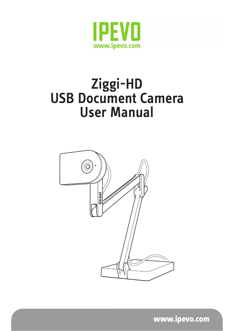 Image de la première page du manuel de l'appareil Ziggi-HD