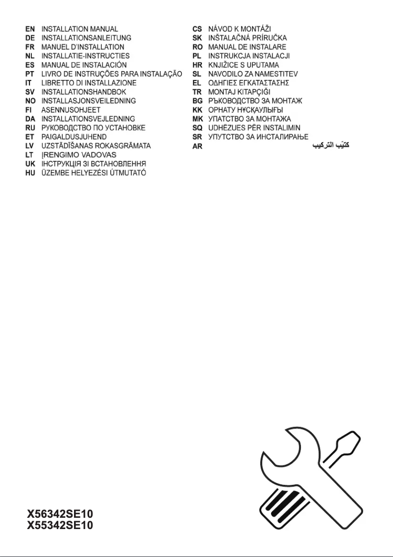 Page n°1 - Manuel utilisateur AEG X56342SE10
