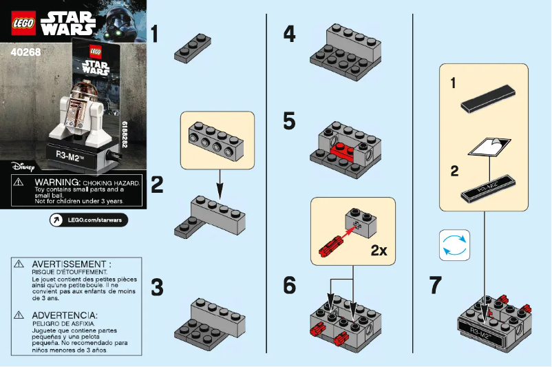 Image de la première page du manuel de l'appareil Star Wars 40268