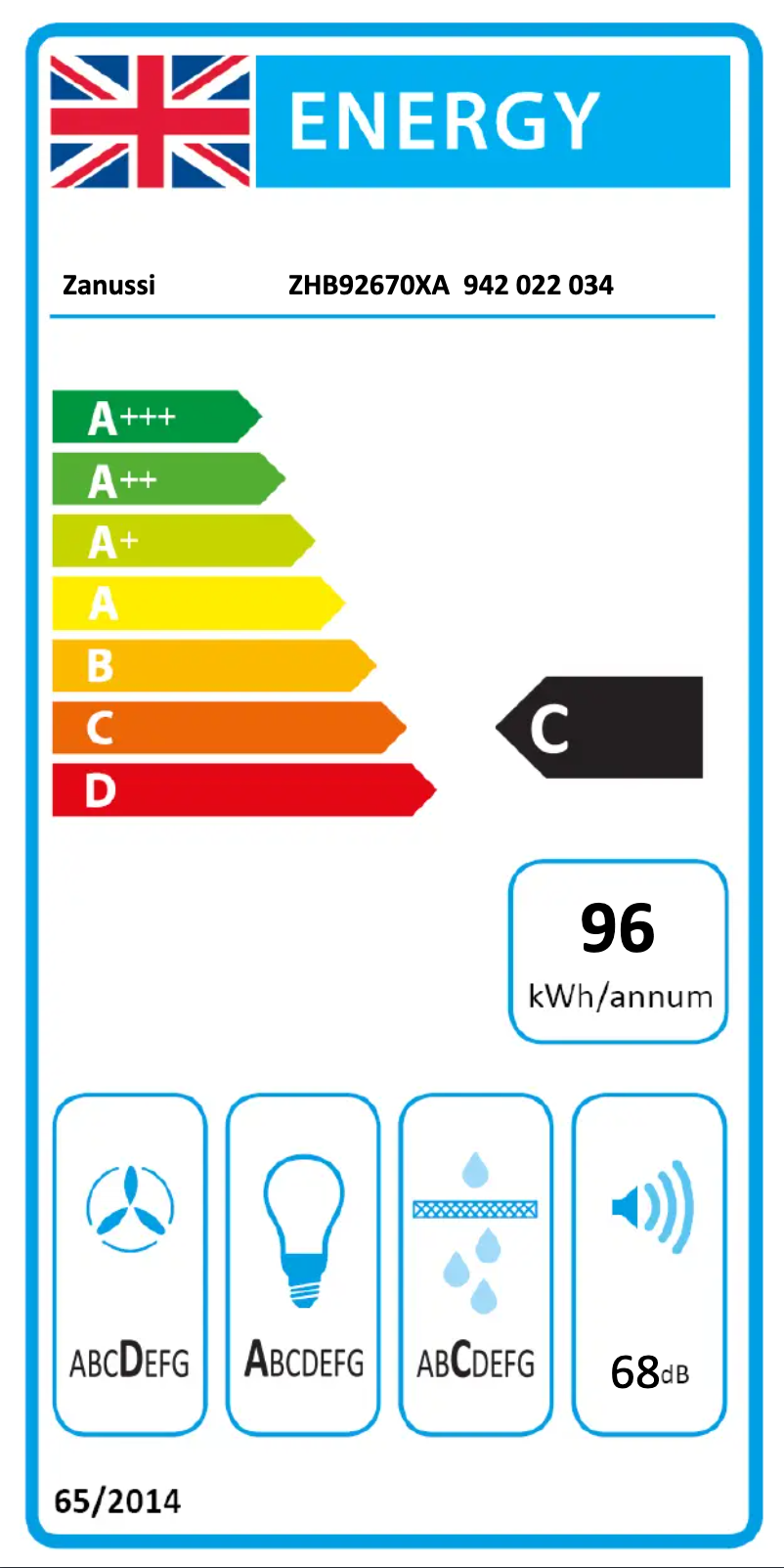 Image de la première page du manuel de l'appareil ZHB92670XA