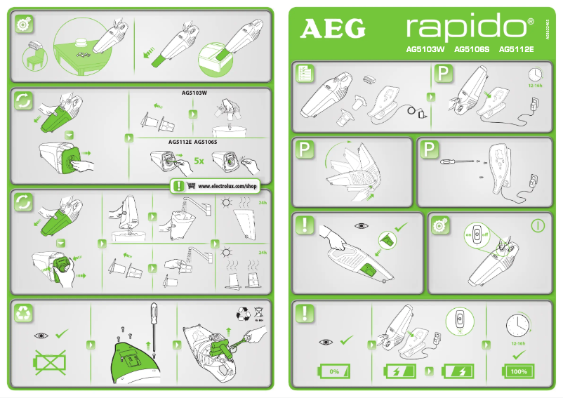 Image de la première page du manuel de l'appareil AG5112