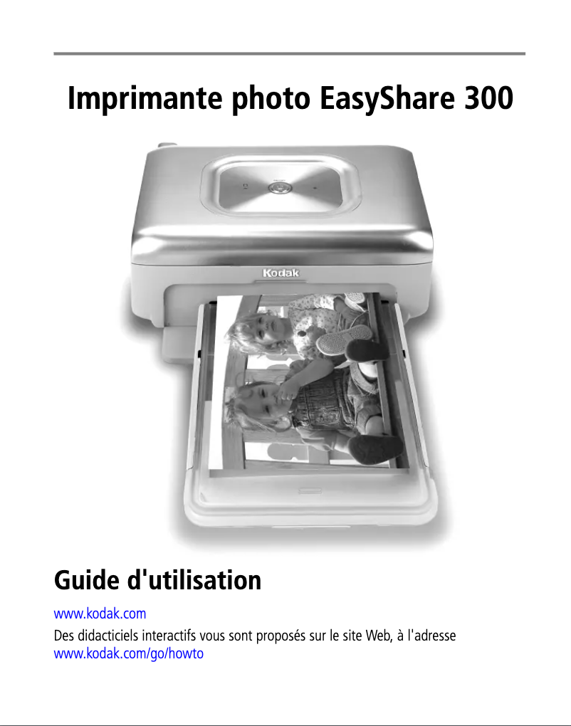 Page 1 de la notice Manuel utilisateur Kodak EasyShare Photo Printer 300