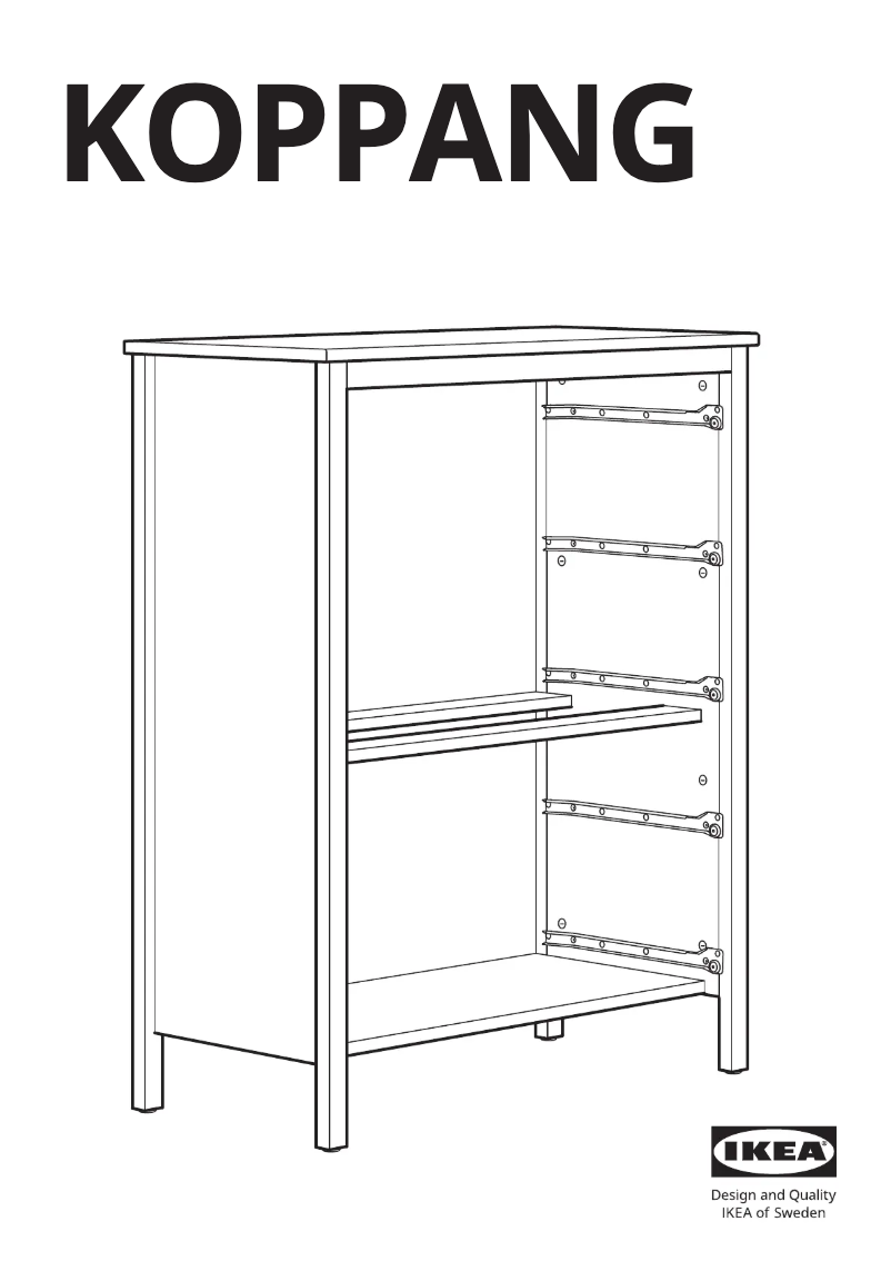 Página 1 del manual Manual de usuario Ikea KOPPANG 204.845.96