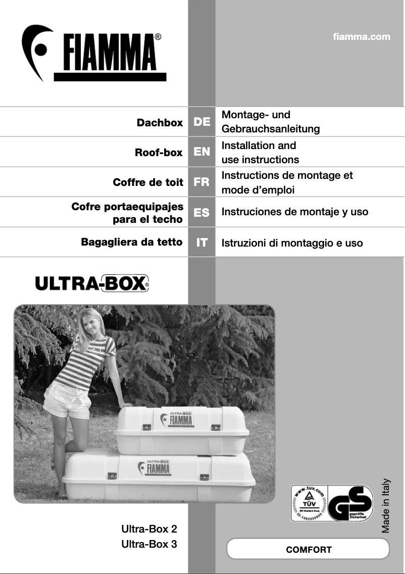 Image de la première page du manuel de l'appareil Ultra-Box 3