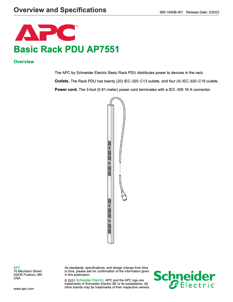 Image de la première page du manuel de l'appareil AP7551