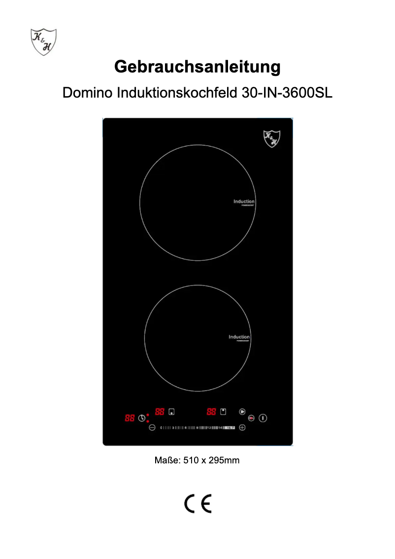 Page n°1 - Manuel utilisateur K&H 30-IN-3600SL