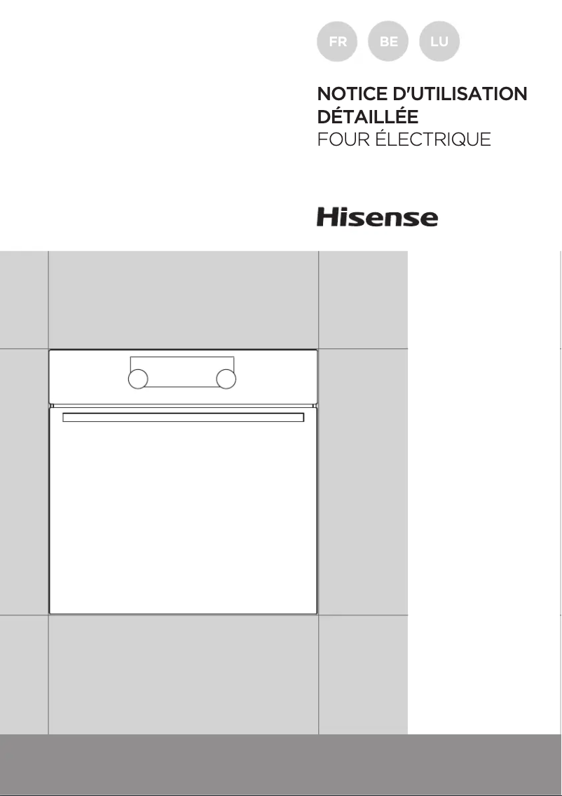 Page 1 de la notice Manuel utilisateur Hisense BSA5211BX