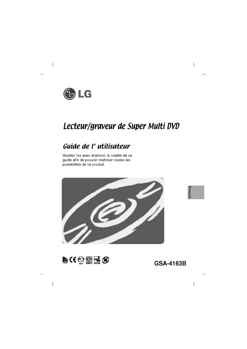 Page n°1 - Manuel utilisateur LG GSA-4163B