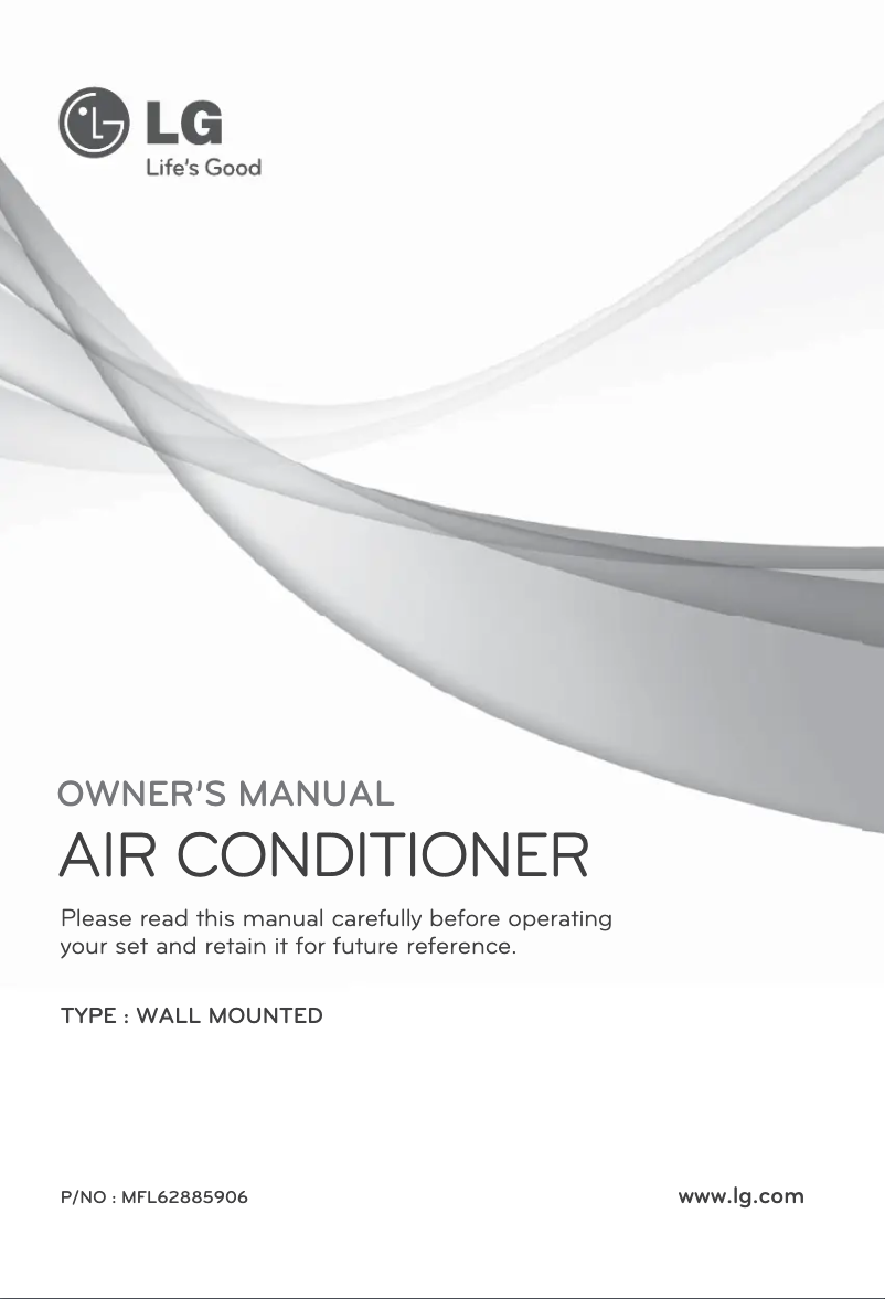 Page 1 of the manual User Manual LG ASNW096HDW0