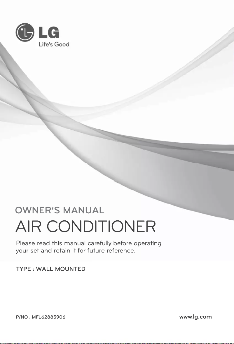 Page n°1 - Manuel utilisateur LG ASNW096HDW0