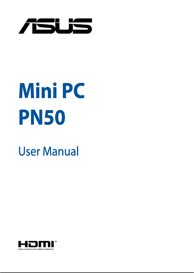 Page n°1 - Manuel utilisateur Asus PN50 B3246ZD
