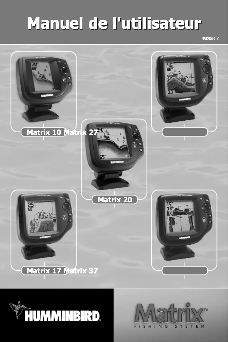 Page 1 de la notice Manuel utilisateur Humminbird Matrix 10