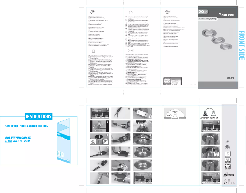 Imagen de la primera página del manual del dispositivo XQ0804