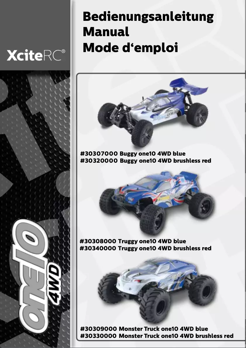 Page 1 de la notice Manuel utilisateur XciteRC Buggy one10